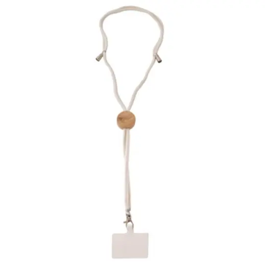 Straight Bamboo Disc Cotton Cell Phone Holder